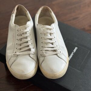 Yves Saint Laurent White Sneakers 38.5